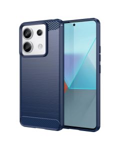 TPU Carbon Rugged Armor Case Ανθεκτική Θήκη Blue (Xiaomi Redmi Note 13 Pro 5G)
