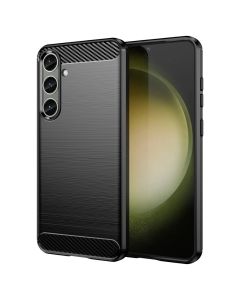 TPU Carbon Rugged Armor Case Ανθεκτική Θήκη Black (Samsung Galaxy S24 Plus)