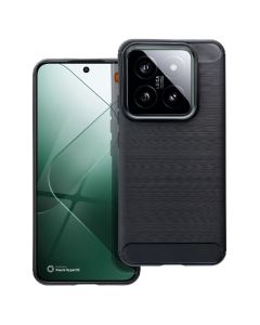 TPU Carbon Rugged Armor Case Ανθεκτική Θήκη Black (Xiaomi 14 Pro)