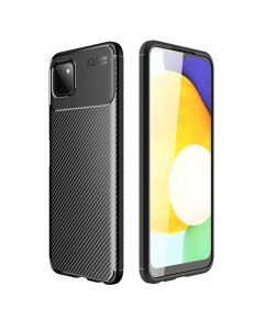 Carbon Priemium Rugged Case Ανθεκτική Θήκη Black (Samsung Galaxy A22 5G)