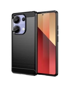 TPU Carbon Rugged Armor Case Ανθεκτική Θήκη Black (Xiaomi Redmi Note 13 Pro 4G)