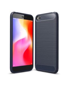 TPU Carbon Rugged Armor Case Ανθεκτική Θήκη Blue (Xiaomi Redmi Go)