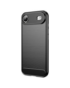 TPU Carbon Rugged Armor Case Black (iPhone 17 Air)