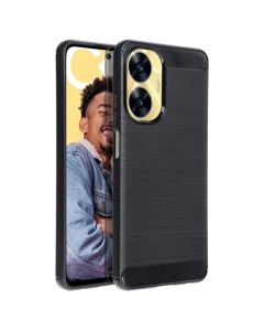 TPU Carbon Rugged Armor Case Ανθεκτική Θήκη Black (Realme Narzo N55 / C55)