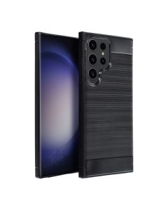 TPU Carbon Rugged Armor Case Ανθεκτική Θήκη Black (Samsung Galaxy S25)