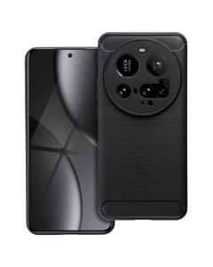 TPU Carbon Rugged Armor Case Ανθεκτική Θήκη Black (Xiaomi 15 Ultra)