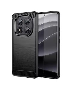 TPU Carbon Rugged Armor Case Ανθεκτική Θήκη Black (Xiaomi Redmi Note 14 Pro 5G / Poco X7 5G)