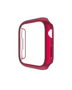 Hard Plastic Frame Case PC1 Θήκη για Apple Watch 45mm (7/8) - Dark Red