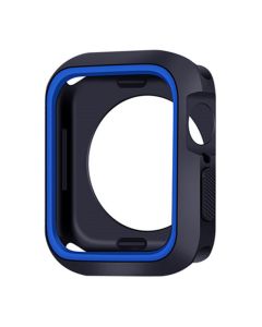 Slim Silicone Case Θήκη Σιλικόνης για Apple Watch 45mm (7/8) - Black / Blue