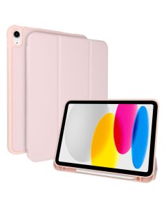 Case with Pen Holder με δυνατότητα Stand - Light Pink (iPad 10.9 2022 / 11 2025) - MT83654