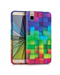 KWmobile Θήκη Σιλικόνης Slim Fit Silicone Case (35802.01) Rainbow Cubes (Huawei Honor 7i / Huawei Shot X)