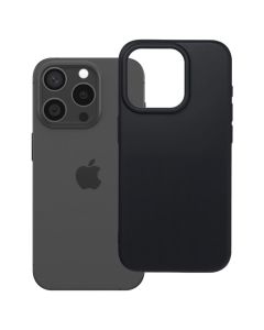 Easy Dual Case Θήκη TPU - Black (iPhone 15 Pro) - MT83590