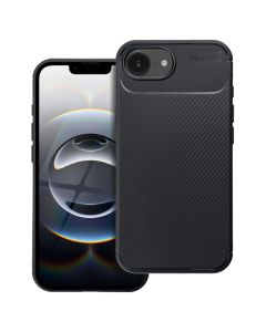 Carbon Premium Rugged Case Ανθεκτική Θήκη Black (iPhone 16e / 17e) - MT82881