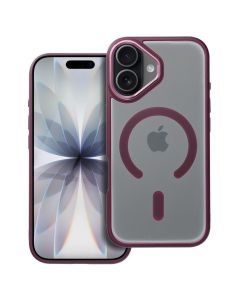 Matte Mag Cover MagSafe Hybrid Case Plum Red (iPhone 17)