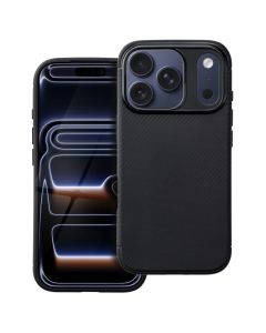 Carbon Premium Rugged Case Ανθεκτική Θήκη Black (iPhone 17 Pro) - MT82883