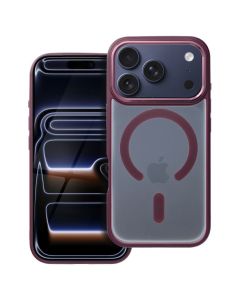 Matte Mag Cover MagSafe Hybrid Case Plum Red (iPhone 17 Pro)
