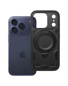 Frost Armor MagSafe Ring Stand Case Black (iPhone 17 Pro / 18 Pro) - MT84745