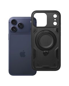 Frost Armor MagSafe Ring Stand Case Black (iPhone 17 Pro Max / 18 Pro Max) - MT84744