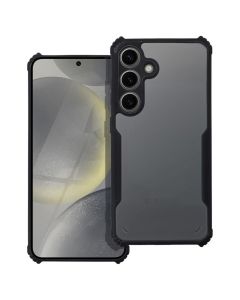 Anti-Drop Shock-Absorbing Hybrid Case Clear / Black (Samsung Galaxy S24 Plus) - MT83849