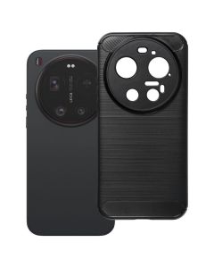 TPU Carbon Rugged Armor Case Ανθεκτική Θήκη Black (Xiaomi 17 Ultra) - MT83252