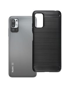 TPU Carbon Rugged Armor Case Ανθεκτική Θήκη Black (Xiaomi Poco M3 Pro 5G / Redmi Note 10 5G) - MT83254