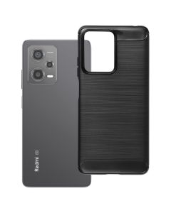 TPU Carbon Rugged Armor Case Ανθεκτική Θήκη Black (Xiaomi Redmi Note 12 Pro 5G) - MT83255