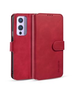 CaseMe Magnetic 2 in 1 Wallet Case Θήκη Πορτοφόλι με Stand - Red (OnePlus 9 Pro)