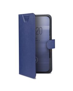 Celly Wally One XXXL Case Θήκη Πορτοφόλι Blue για συσκευές με οθόνη από 5.5" μέχρι 6.0"