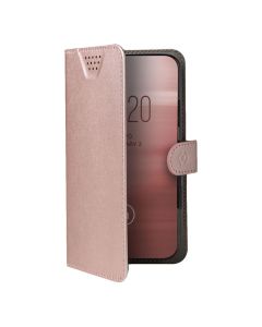 Celly Wally One XXXL Case Θήκη Πορτοφόλι Pink για συσκευές με οθόνη από 5.5" μέχρι 6.0"