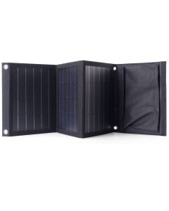 Choetech Foldable Travel Solar Charger 2x USB 22W (SC005) Ηλιακός Φορτιστης - Black