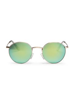 CHPO Sunglasses Liam Γυαλιά Ηλίου Gold - Green Mirror