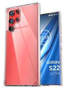 Clear Hybrid Silicone Case Θήκη Σιλικόνης Transparent (Samsung Galaxy S22 Ultra 5G)