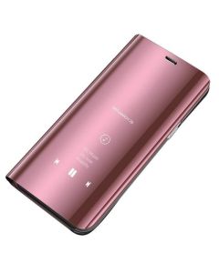 Clear View Standing Cover - Rose Gold (Huawei Y5P / Honor 9s)