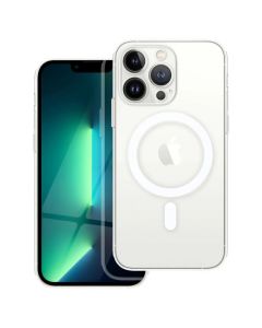 Clear Mag Cover Camera Protection Case Θήκη Συμβατή με MagSafe Clear (iPhone 13 Pro)