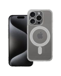 Clear Mag Cover Camera Protection Case Θήκη Συμβατή με MagSafe Clear (iPhone 15 Pro)
