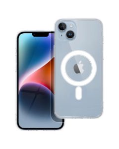Clear Mag Cover Case Θήκη Συμβατή με MagSafe Clear (iPhone 14 Plus)