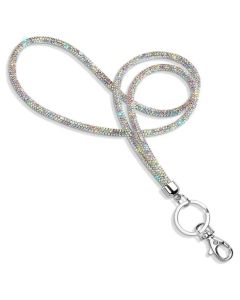 Universal Phone Strap G-02 Λουράκι Κινητού 90cm Rainbow Silver