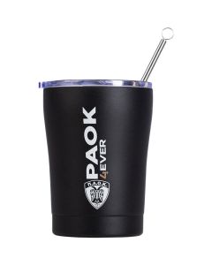 Estia Coffee Mug Save The Aegean Stainless Steel 350ml (00-13790) Ισοθερμικό Ποτήρι με Καλαμάκι - Paok B.C. Official