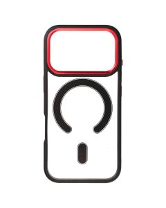 Color Edge Mag Cover Case Θήκη Συμβατή με MagSafe - Black / Red (iPhone 17 Pro)