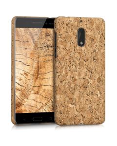 KWmobile Hard Cork Case Θήκη από φελλό (42670.24) Light Brown (Nokia 6)