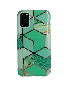 Cosmo Marble Silicone Case Θήκη Σιλικόνης Green (Samsung Galaxy S20 Plus)