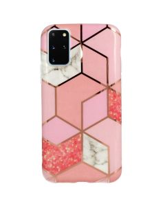 Cosmo Marble Silicone Case Θήκη Σιλικόνης Pink (Samsung Galaxy S20 Plus)