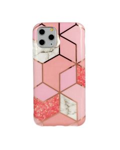 Cosmo Marble Silicone Case Θήκη Σιλικόνης Design 01 Pink (iPhone 11 Pro)