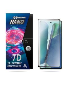 Crong 7D Nano Flexi Full Face Black (CRG-7DNANO-SGN20) Αντιχαρακτικό 9H Hybrid Screen Protector (Samsung Galaxy Note 20)