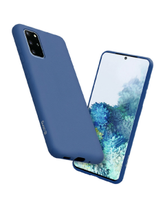 Crong Color Cover Flexible Premium Silicone Case (CRG-COLR-SGS20P-BLUE) Θήκη Σιλικόνης Blue (Samsung Galaxy S20 Plus)