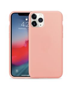 Crong Color Cover Flexible Premium Silicone Case (CRG-COLR-IP11PM-PNK) Θήκη Σιλικόνης Rose Pink (iPhone 11 Pro Max)
