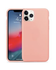 Crong Color Cover Flexible Premium Silicone Case (CRG-COLR-IP11P-PNK) Θήκη Σιλικόνης Rose Pink (iPhone 11 Pro)