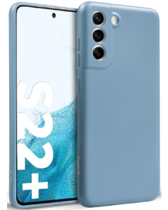 Crong Color Cover Flexible Premium Silicone Case (CRG-COLR-SGS22P-SBL) Θήκη Σιλικόνης Blue (Samsung Galaxy S22 Plus 5G)