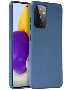 Crong Color Cover Flexible Premium Silicone Case (CRG-COLR-SGA72-BLUE) Θήκη Σιλικόνης Blue (Samsung Galaxy A72 4G / 5G)