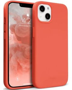 Crong Color Cover Flexible Premium Silicone Case (CRG-COLR-IP1361-COR) Θήκη Σιλικόνης Coral (iPhone 13)